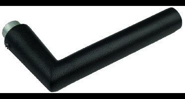 AMI deurkruk gatdeel 374 Haaks L-model - zwart - 739055