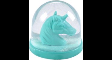 Fisura Sneeuwbol Eenhoorn 9 Cm Abs Blauw