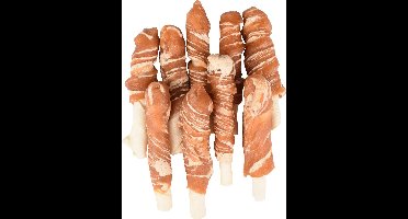 Flamingo R'hide - Snack Honden - R'hide Staafjes Met Kip En Kabeljauw 7/8cm 6st 85gr - 6st - 129251 - 6st