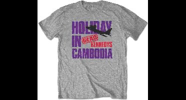 Dead Kennedys - Holiday Plane Heren T-shirt - M - Grijs