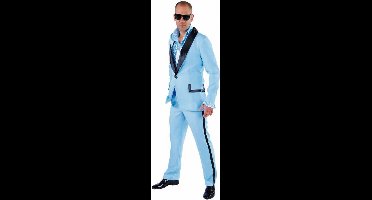 Magic Design Verkleedpak Smoking Heren Polyester Blauw Mt Xxl