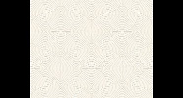 FANTASIE CIRKEL BEHANG - Beige Creme Zilver Metallic - AS Creation Esprit 13