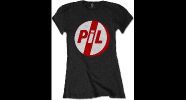 Pil Public Image Ltd - Logo Dames T-shirt - L - Zwart