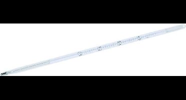 Thermometer 30 cm met blauw alcohol voor broedmachines
