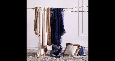 Cozy Bliss Luxury Milky Pluche Plaid - Brown