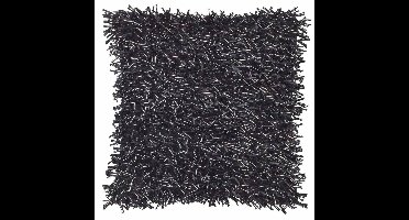 Dutch Decor Kussenhoes Needle 45x45 Cm Zwart