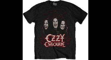 Ozzy Osbourne - Crows & Bars Heren Tshirt - 2XL - Zwart