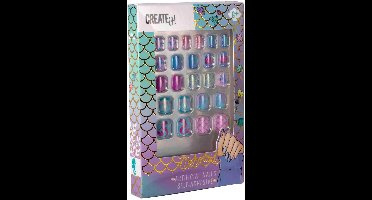 Create it! Mermaid kunstnagels - zelfklevende nagelset voor kinderen.