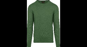 Steppin' Out Trui Cotton Cashmere Mid Groen - Maat XXL - Heren - Pullovers
