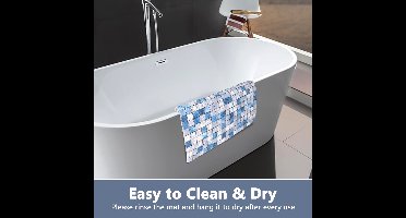 Boraboi ® Veiligheidsdouchemat met Antislip, Sneldrogend Comfort en Uitstekende Waterafvoer voor Badkamers