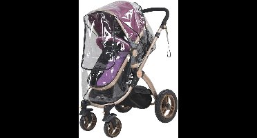 Waterdichte Regenhoes voor Kinderwagens met Ventilatie en Rits