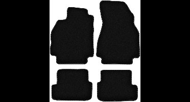 BASIC zwarte veloursmatten voor: Renault Megane II hatchback (2002-2008)