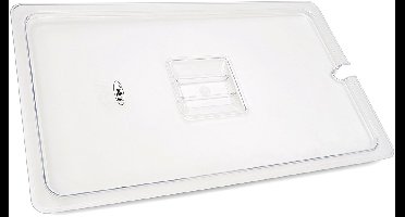 Gastronorm Deksel - 1/1 GN - Polycarbonaat - met Uitsparing