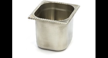Gastronorm Bak - 1/6 GN - 15 cm Diep - RVS