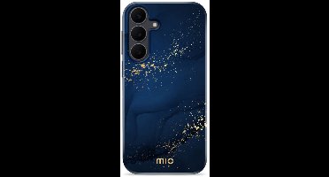 MIO Hoesje Geschikt voor Samsung Galaxy S25 FE - Compatibel met MagSafe / Qi2 - Hard Shell Back Cover Case Midnight Sparkle