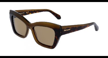 Ferragamo SF2065S Opaline khaki/dark tortoise 54/16/145 WOMAN Zonnebrillen