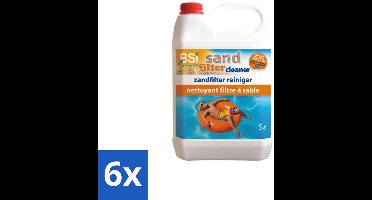 BSI – Sand Filter Cleaner – Reiniger voor Zand- & Diatomeeënfilters – 5 L - Voordeelverpakking - 6 stuks