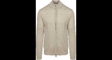 Profuomo Vest Merinowol Beige