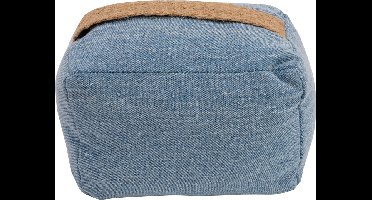 Cosy & Trendy Deurstopper - 0.22 kilo - denim blauw - oppak lus - 15 x 10 cm