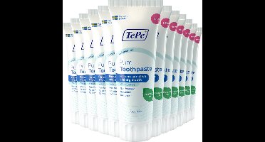 TePe - Tandpasta Pure Unflavoured - 12 x 75 ml - Voordeelverpakking