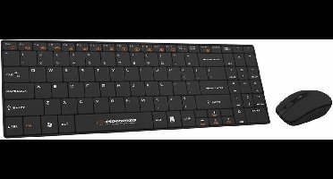 Esperanza Draadloze Toetsenbord-Muisset Voor Laptop Pc 2,4 Ghz Ek122K