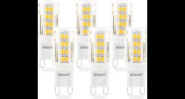 Groenovatie LED Lamp G9 Fitting - 4W - 51x16 mm - Dimbaar - 6-Pack - Warm Wit