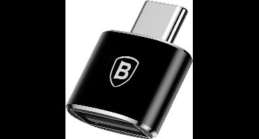 Baseus - USB naar USB-C Adapter - Aluminium - 2.4A
