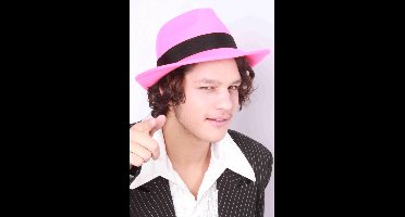 Al Capone hoed wolvilt pink Maat 59
