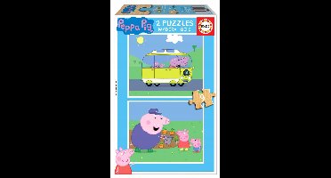Educa - puzzel 2 x 9 stuks - Peppa Pig