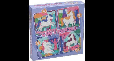 4-in-1 Puzzel 4 assorti