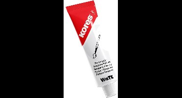 Kores temperaverf Temperas, zwart, 12 ml tube