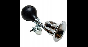 Non-branded Fietstoeter Oxc Bugle 22 X 7,5 Cm Chroom Zilver/zwart