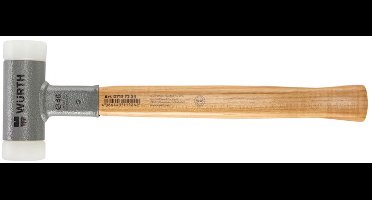 Würth Terugslagvrije Hamer - Nylon Slagvlakken - 30 mm - Houten Steel
