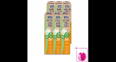 6 x Swirl – Pedaalemmerzakken – Bio – 20 L – 6 zakken - Bulkverpakking - Bio pedaalemmerzak - Douchemop - Biologisch afbreekbaar