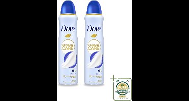 2 x Dove – Deodorant Spray – Talco – 150 ml - Wasstrips - Anti-transpirant Spray - Zweetvermindering - Geur Talco - Huidbescherming - Zweetvermindering 48 Uur