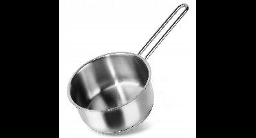 RVS Steelpan 14cm 0.9L met meerlaagse bodem - Geschikt voor inductie