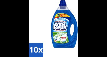 10 x Witte Reus - Vloeibaar Wasmiddel - 50 Wasbeurten - Voordeelverpakking - 10 stuks