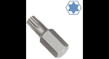 Zeskant bit T45, 10 mm hex, S2-staal