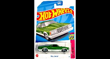 HOT WHEELS '80 EL CAMINO GREEN WHITE 26/250 1:64 HW THE '80s 3/10 LONG CARD 2023