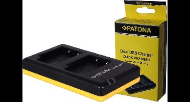 PATONA Dual Quick-Charger voor Nikon EN-EL19, ENEL19