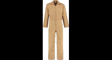 EM Workwear Overall 100% katoen met rits kaki maat 60