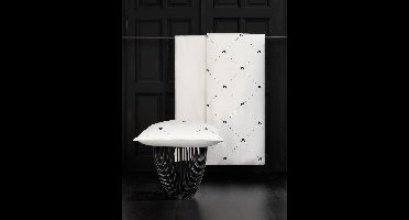 De Witte Lietaer Dekbedovertrek Katoen Satijn Butterflies - Eenpersoons - 140 x 200/220 cm - Wit
