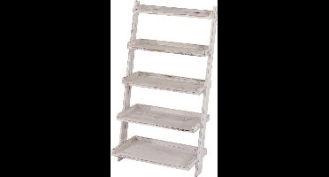 SCHUINE KAST - wit - Muurkast - Lade - planken - M4