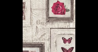 Schuimvinyl lijstjes/deco rood