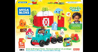 MEGA Bloks Green Town Grow & Protect Farm - 52 grote bouwstenen