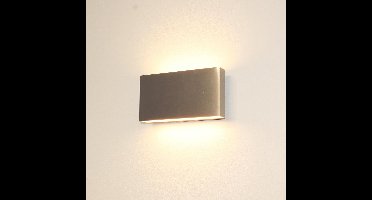 Artdelight - Wandlamp Box - Aluminium - 2x LED 4W 2700K - IP54 - Dimbaar
