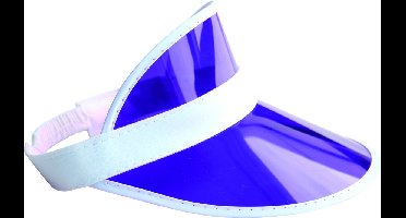 Zonneklep - Foute Party - Carnaval - Paars - Volwassenen - One Size