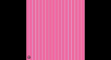 Dutch Wallcoverings Kinderbehang - Papierbehang - Streep - Roze/Wit