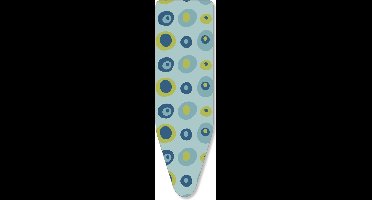 Mouwplankovertrek 3 Laags, 59 x 21 cm. Groen met Cirkels