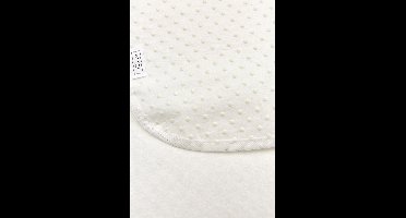 Meyco Baby noppen matrasdek antislip juniorbed - white - 70x140cm